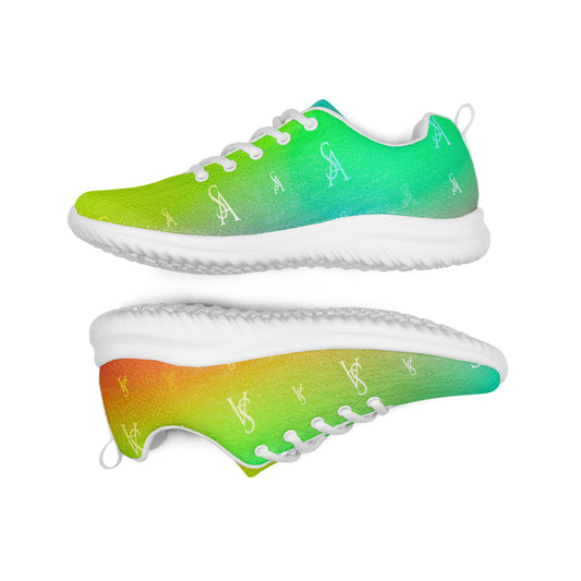 Color Wave Men's Athletic Shoes By Iamstephenallen