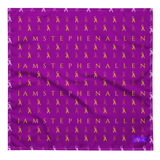 Purple Bandana By Iamstephenallen