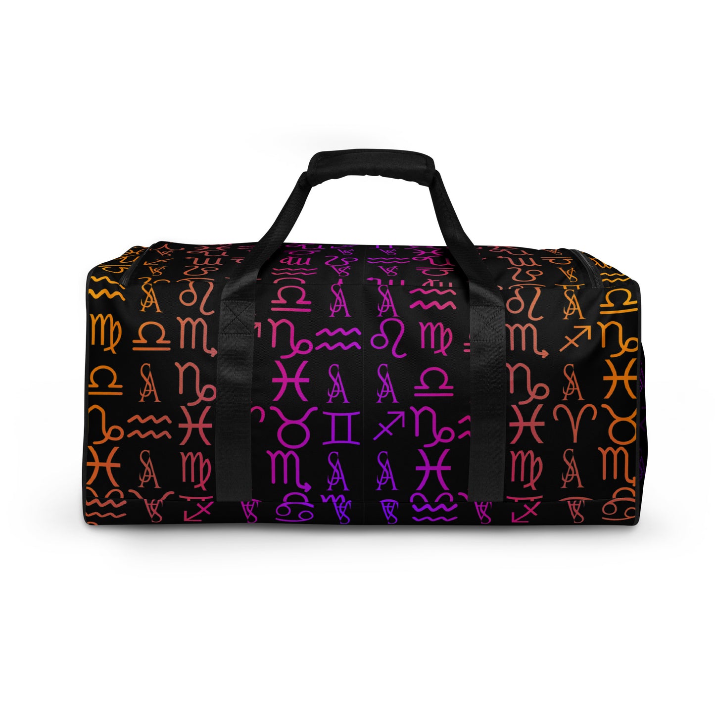 Zodiac Print Duffle Bag By Iamstephenallen