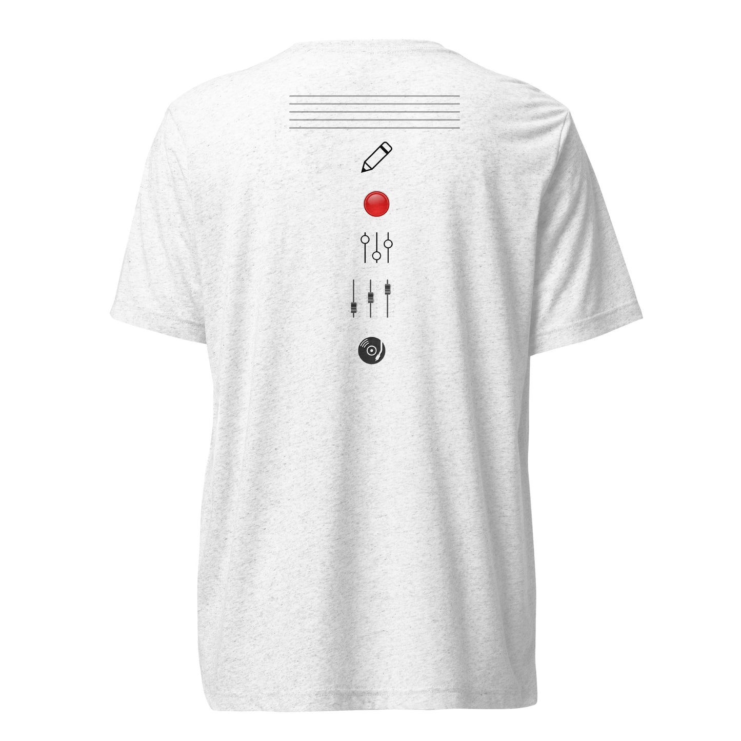 Trust The Musical Process Unisex Tri-Blend Short Sleeve T-Shirt By Iamstephenallen