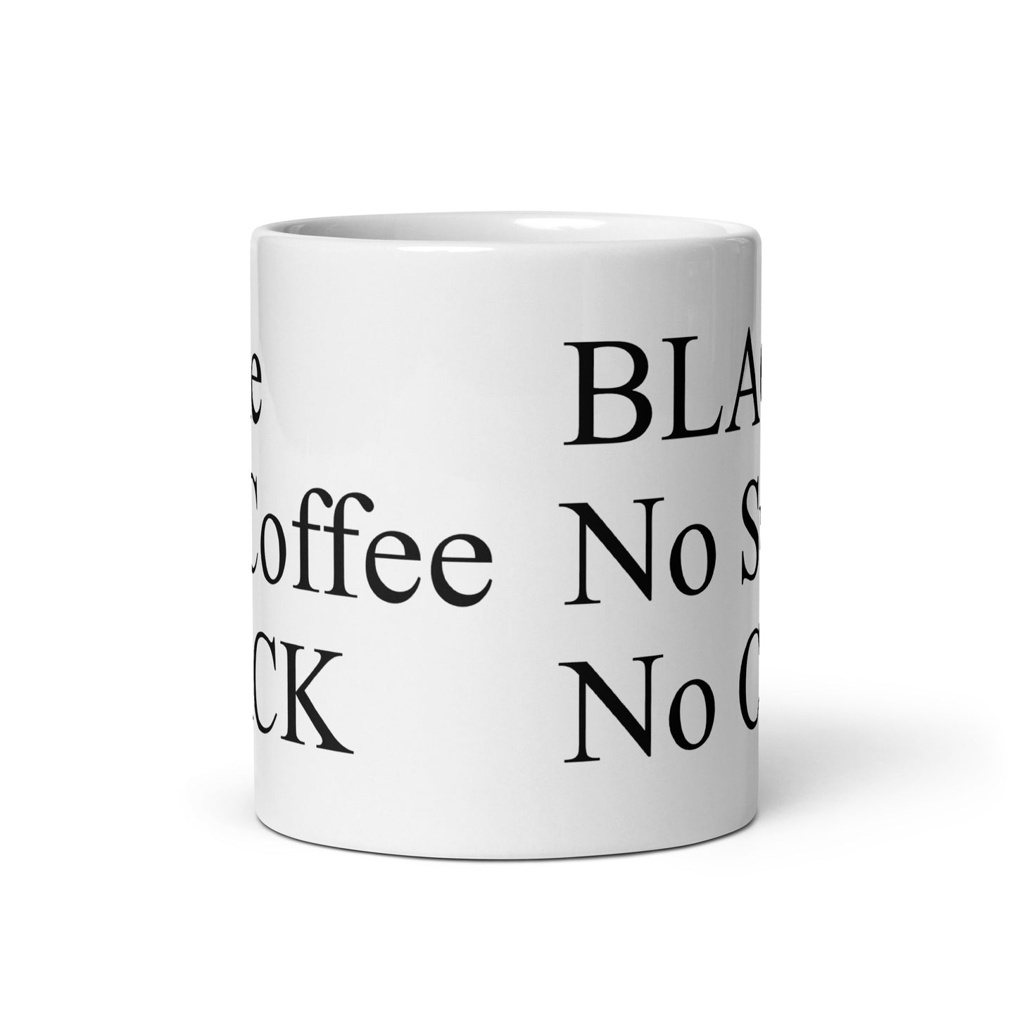 Black Coffee 11oz Ceramic Glossy Mug By Iamstephenallen