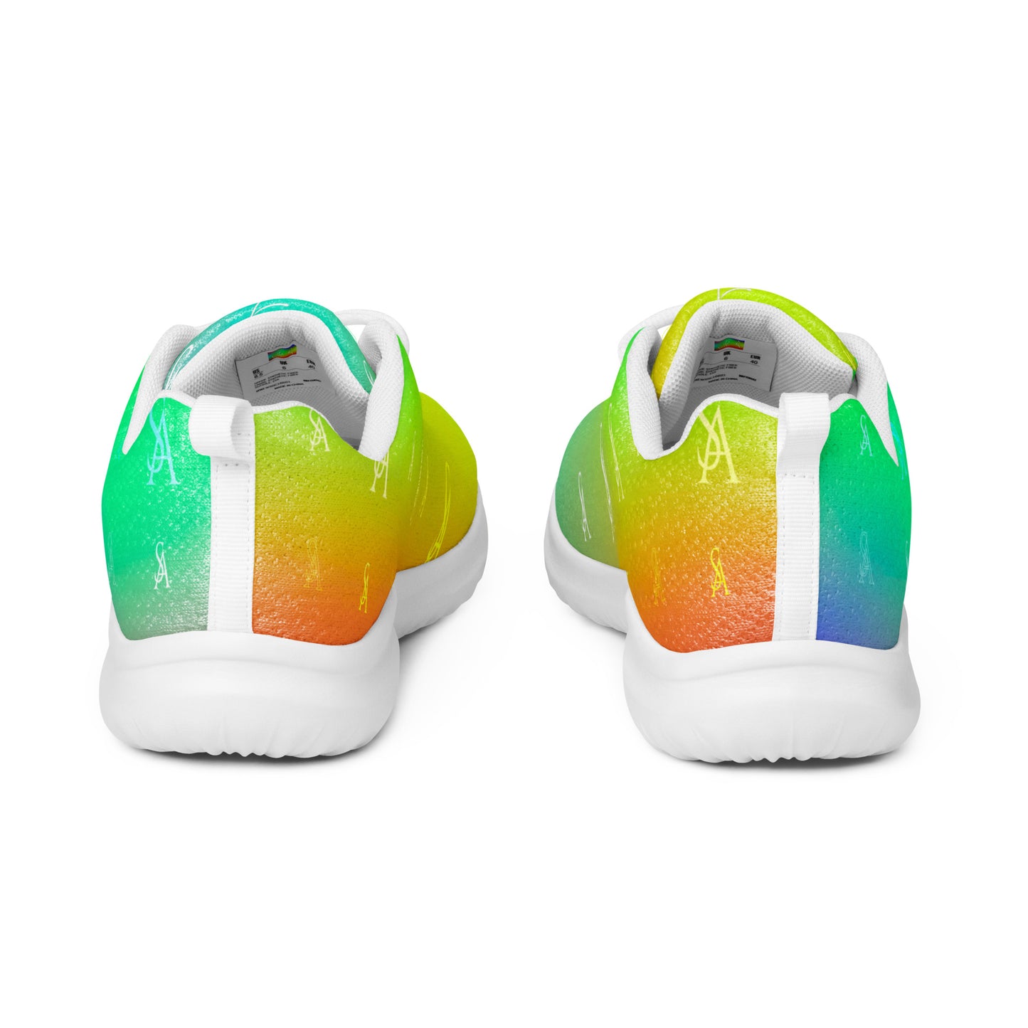 Color Wave Women's Athletic Shoes By Iamstephenallen